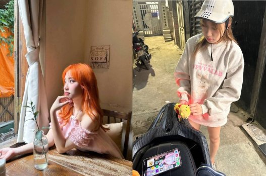 Đưa em tóc bạch kim lên đỉnh mỗi chuyến đi