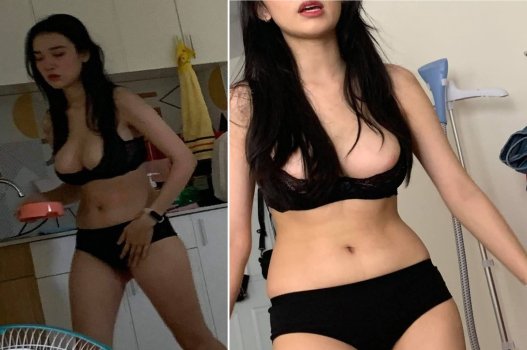 Idol ngực bự bị lộ clip ở chung cư